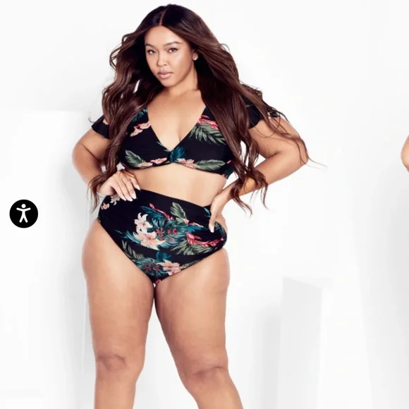 City Chic Tropical Women’s Bikini - Picture 6 of 6